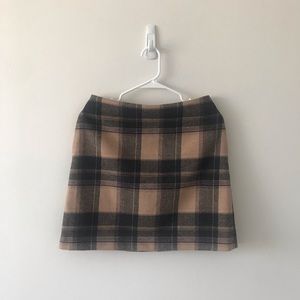 UNIQLO Wool-Blend High-Waisted Mini Skirt